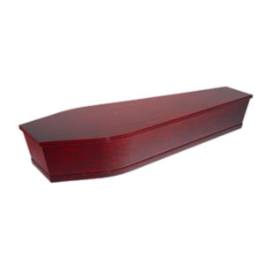 Rosewood Woodgrain Flat Lid